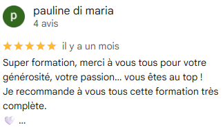 Avis de Pauline Avis de Pauline